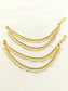 Shuchi Golden Traditional Ear Chain