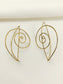 Nimare Golden Men's Earrings