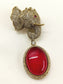 Charvik Ruby Elephant Brooch