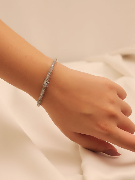 Brinda White American Diamond Bracelet
