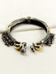 Fayza Two Tone Oxidized Kada