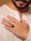 Adahat Golden Men's Finger Ring