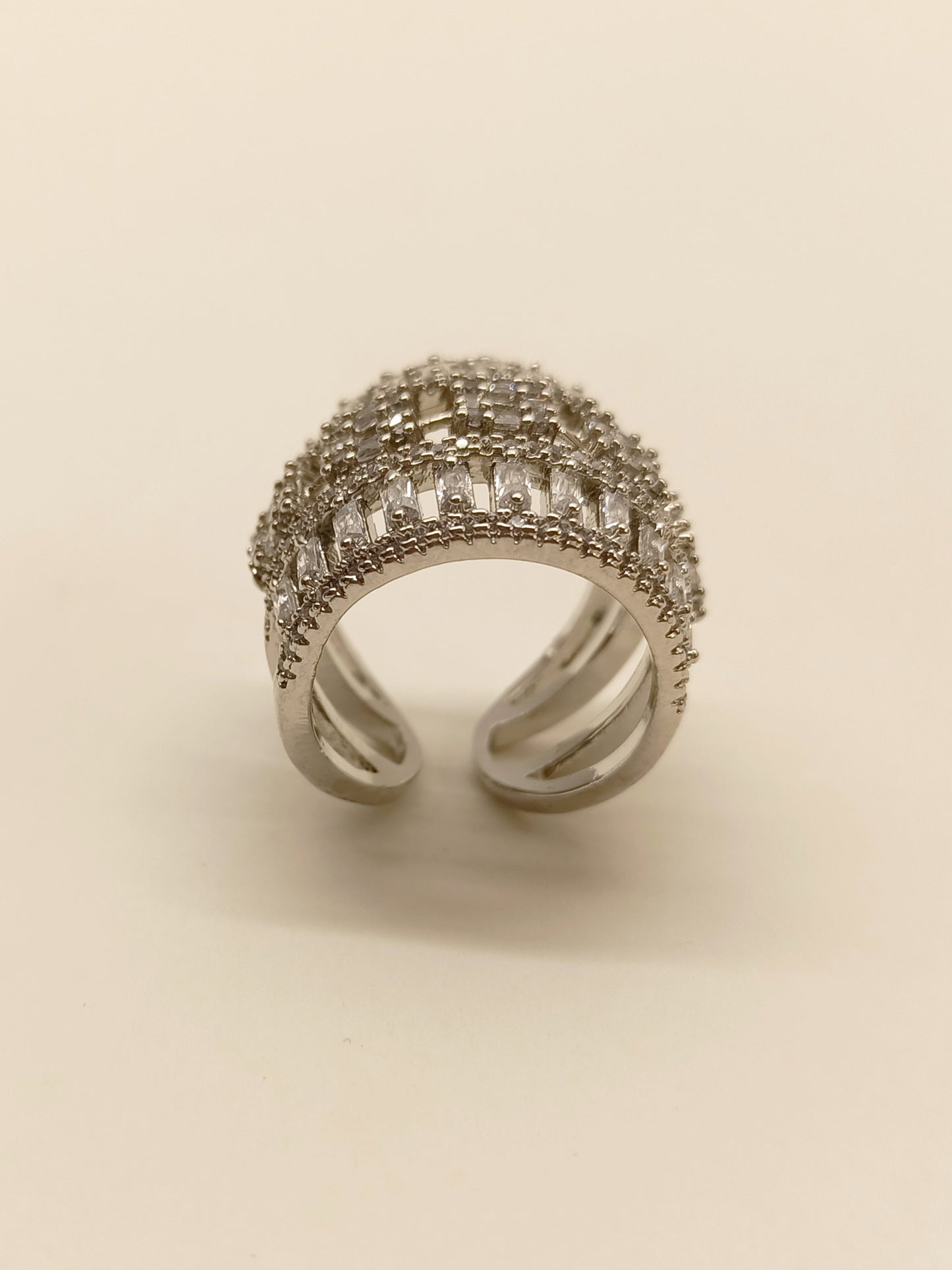 Mukku American Diamond Finger Ring