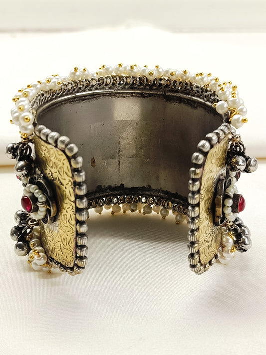 Utkarsha Red Oxidized Bracelet