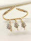 Johanna White American Diamond Palm Bracelet