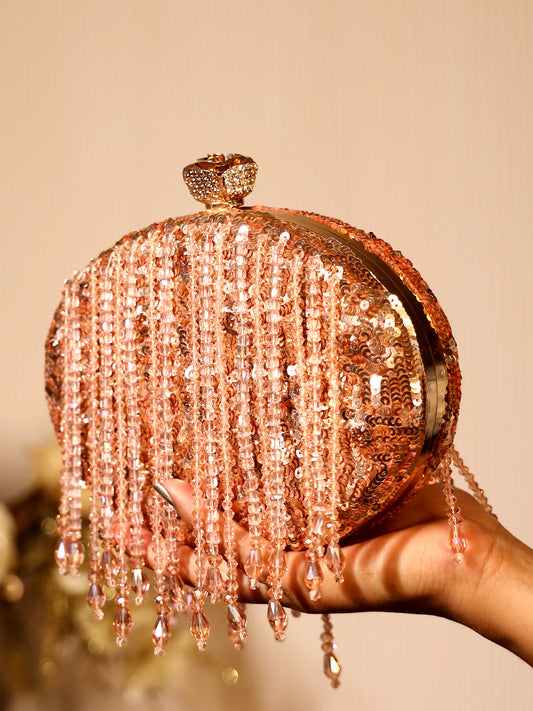 Genelia Smart Copper Evening clutch