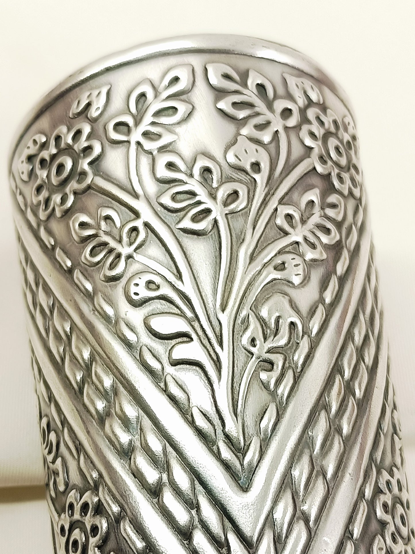 Leelavati Silver Oxidized Bracelet