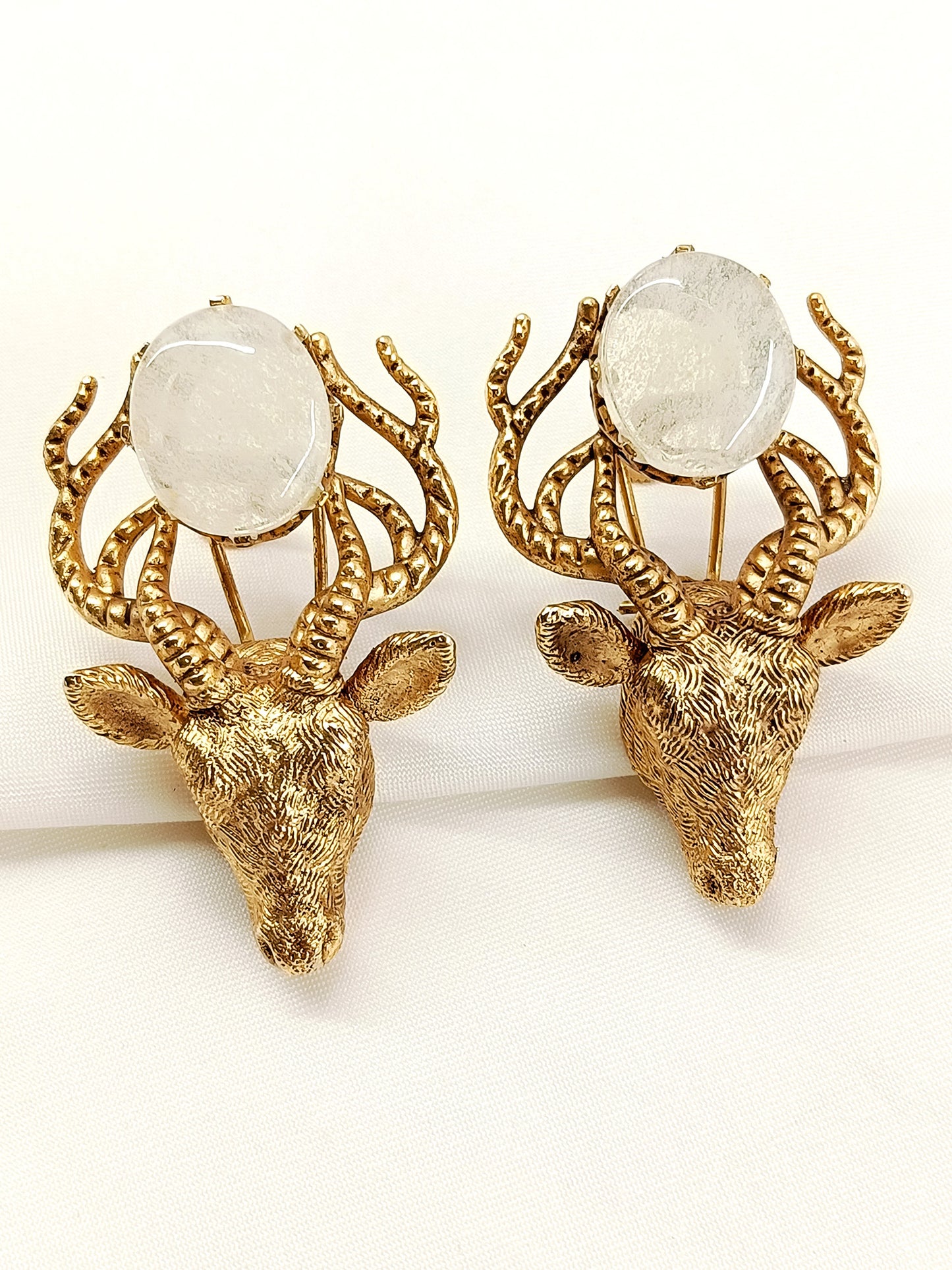 Urjit White Men's Earring