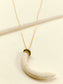 Rumayna White Bone Men's Neckpiece