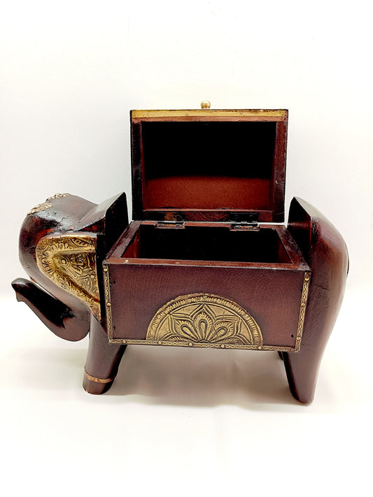 Bagh Handcrafted Elephant Jewellery Box