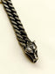 Zayn Black Men's Wolf Head Chain Bracelet