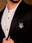 Kabir Green Men's Brooch