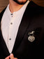 Atharva White Horse Brooch