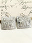 Omesh Silver Tribal Men's Earring