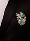 Medhul Green Men's Brooch