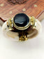 Idhik Men’s Royal Black Onyx Stone Tribal Bone Bracelet