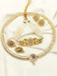 Samriddhi White Kundan Choker Set With Hasli
