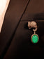 Ekansh Mint Green Elephant Brooch