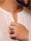 Kanik Brown Men's Finger Ring