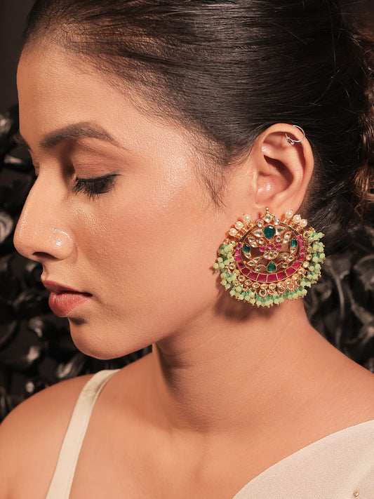 Devki Multi Colour kundan Tops