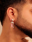 Hemant Baby Pink Men's Earring