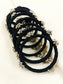 Fariha Black Fabric Bangles with Ghungroo