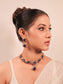 Ganishka Blue Boutique Necklace Set