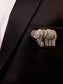 Utkarsh White Elephant Brooch