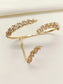 Omaja White American Diamond Palm Bracelet