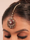 Bishakha Ruby Kundan Polki long Necklace Set