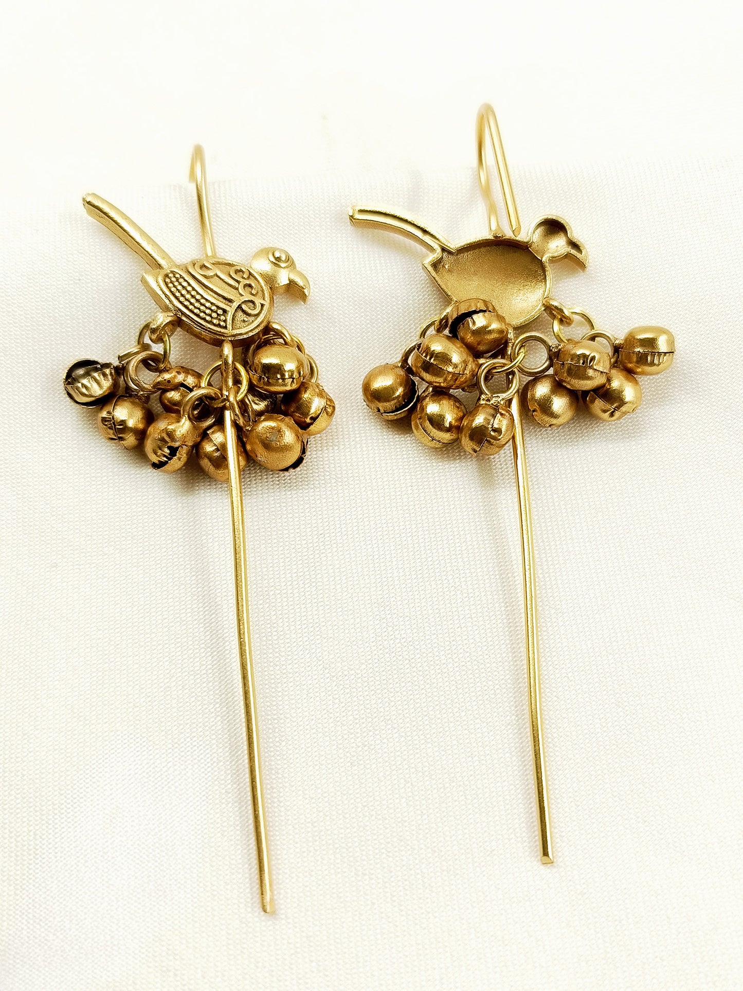 Ariella Golden Oxidized Earring