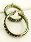 Sariah Green Kundan Bangles