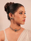 Mannat Maroon Kundan Choker Set