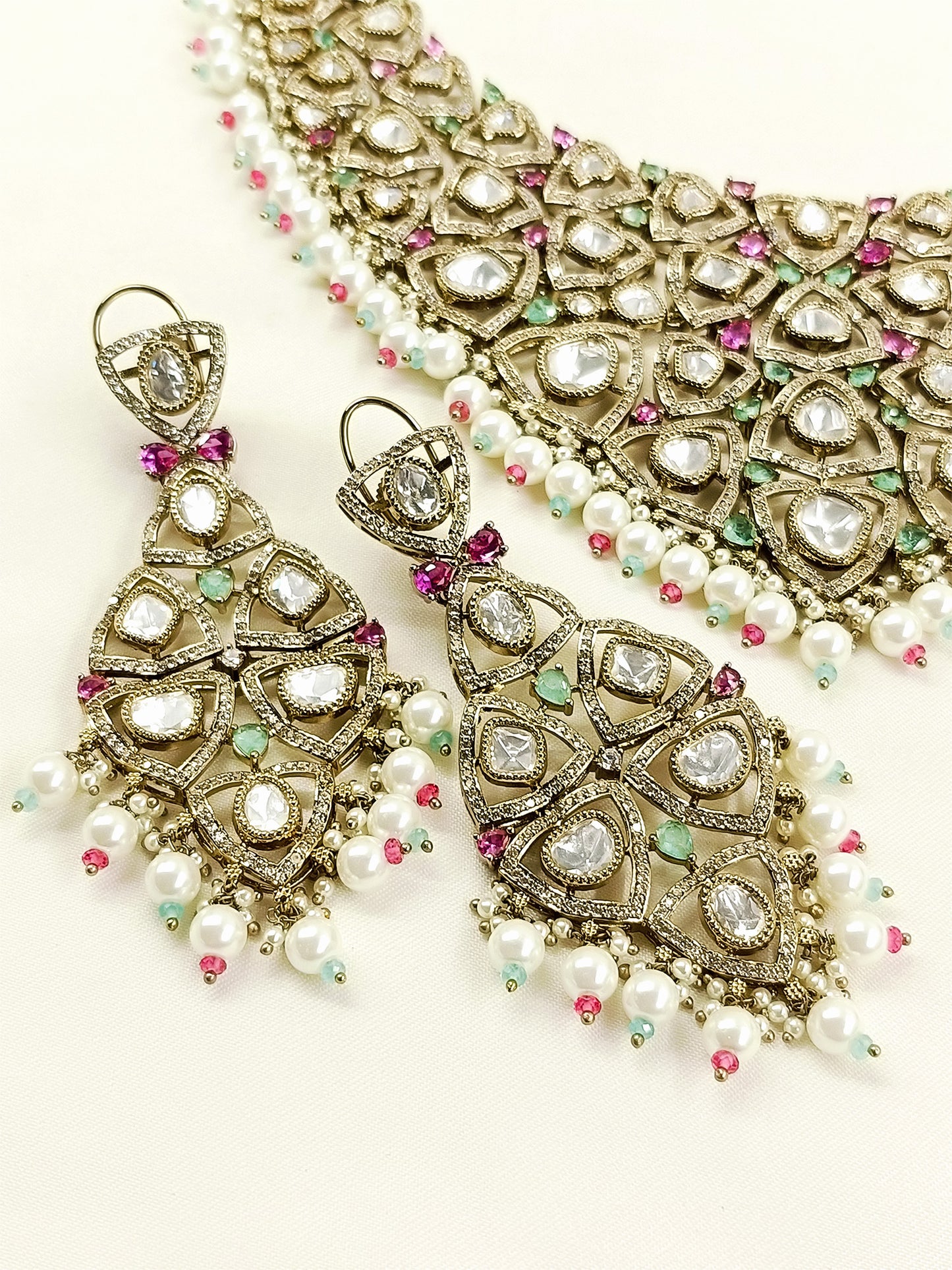 Parnitha R&G Victorian Bridal Necklace Set
