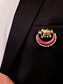 Ishaan Ruby Elephant Brooch