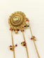 Jhanvi Golden Hair Brooch
