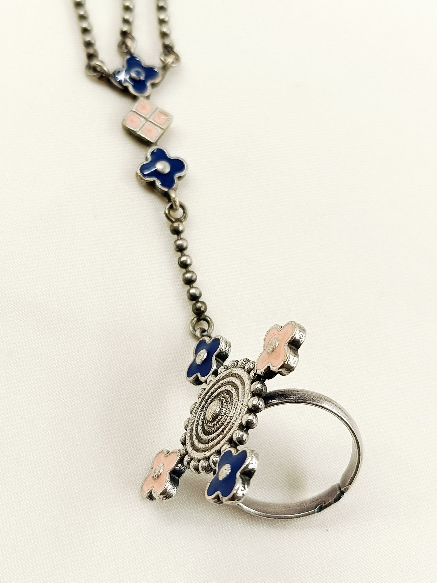 Vinamrta Multi Colour Oxidized Hathphool