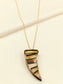 Rubee Brown Bone Men's Neckpiece