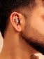 Indrajit Black Men's Earcuff
