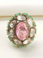 Mishika Victorian P&G Crown Ring
