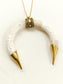 Rubyy White Bone Men's Neckpiece