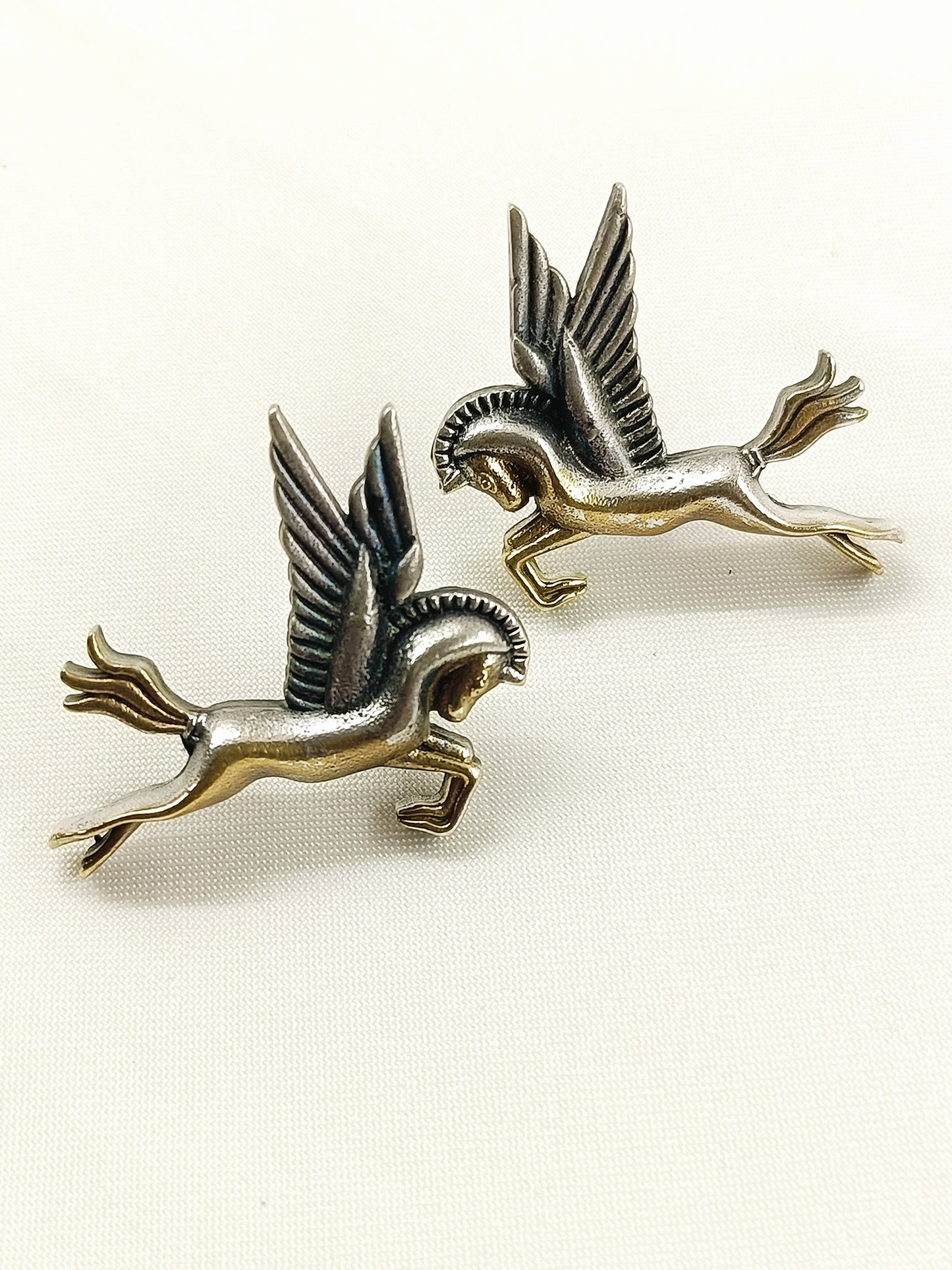 Odette Dual Tone Unicorn Men's Earring