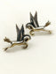 Odette Dual Tone Unicorn Men's Earring