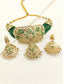 Addarshini Green Jadau Bridal Jewellery Set