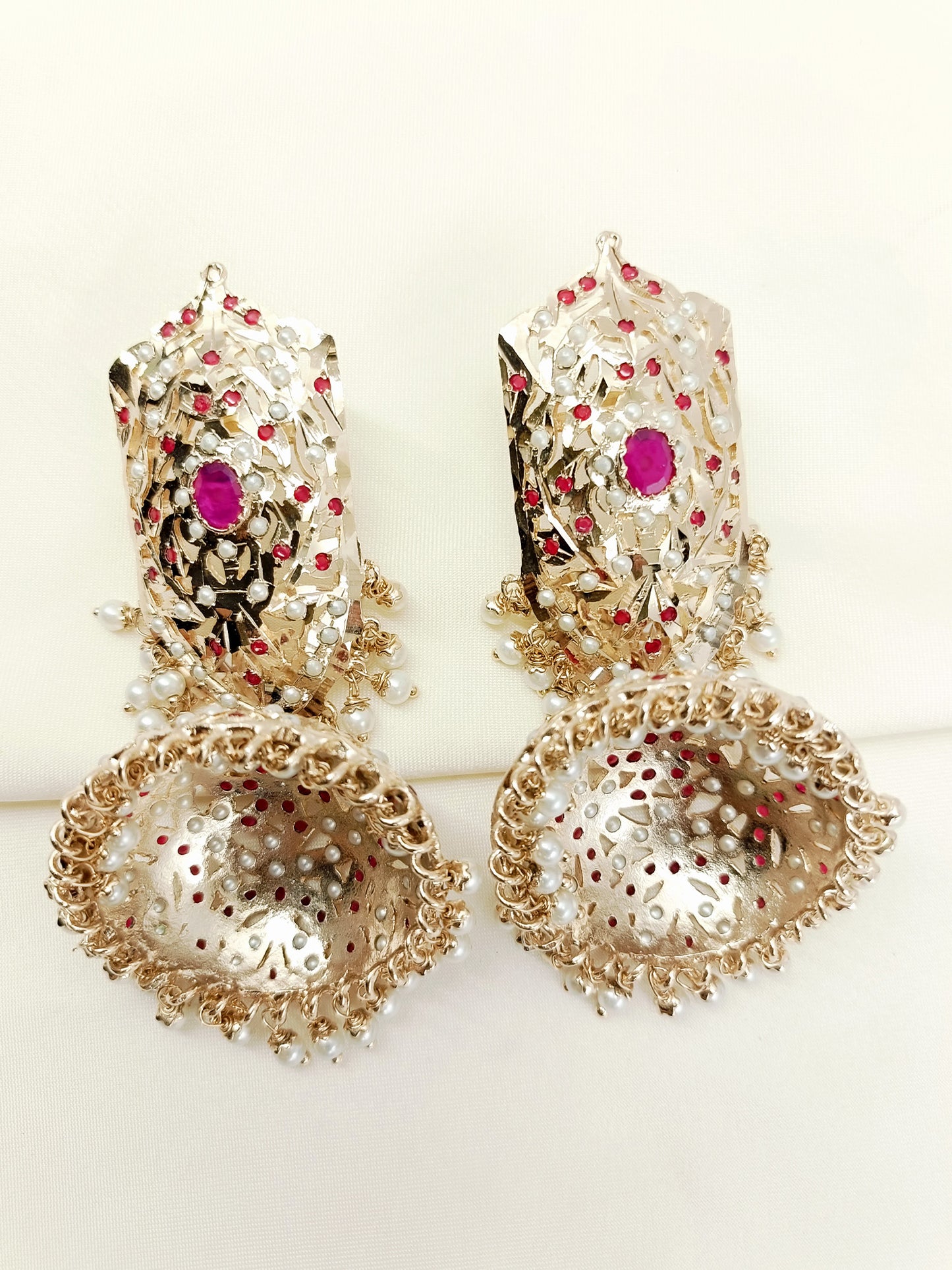 Sandhya Ruby Jadau Jhumki