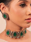 Pavitra Green Victorian Choker Set