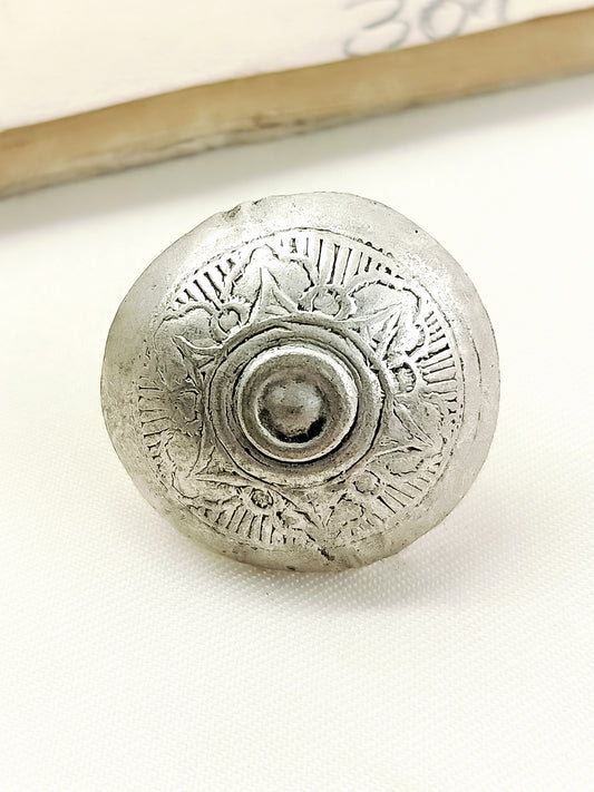 Mudit Silver Tribal Men's Ring