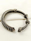 Zaha Plain Oxidized Bracelet