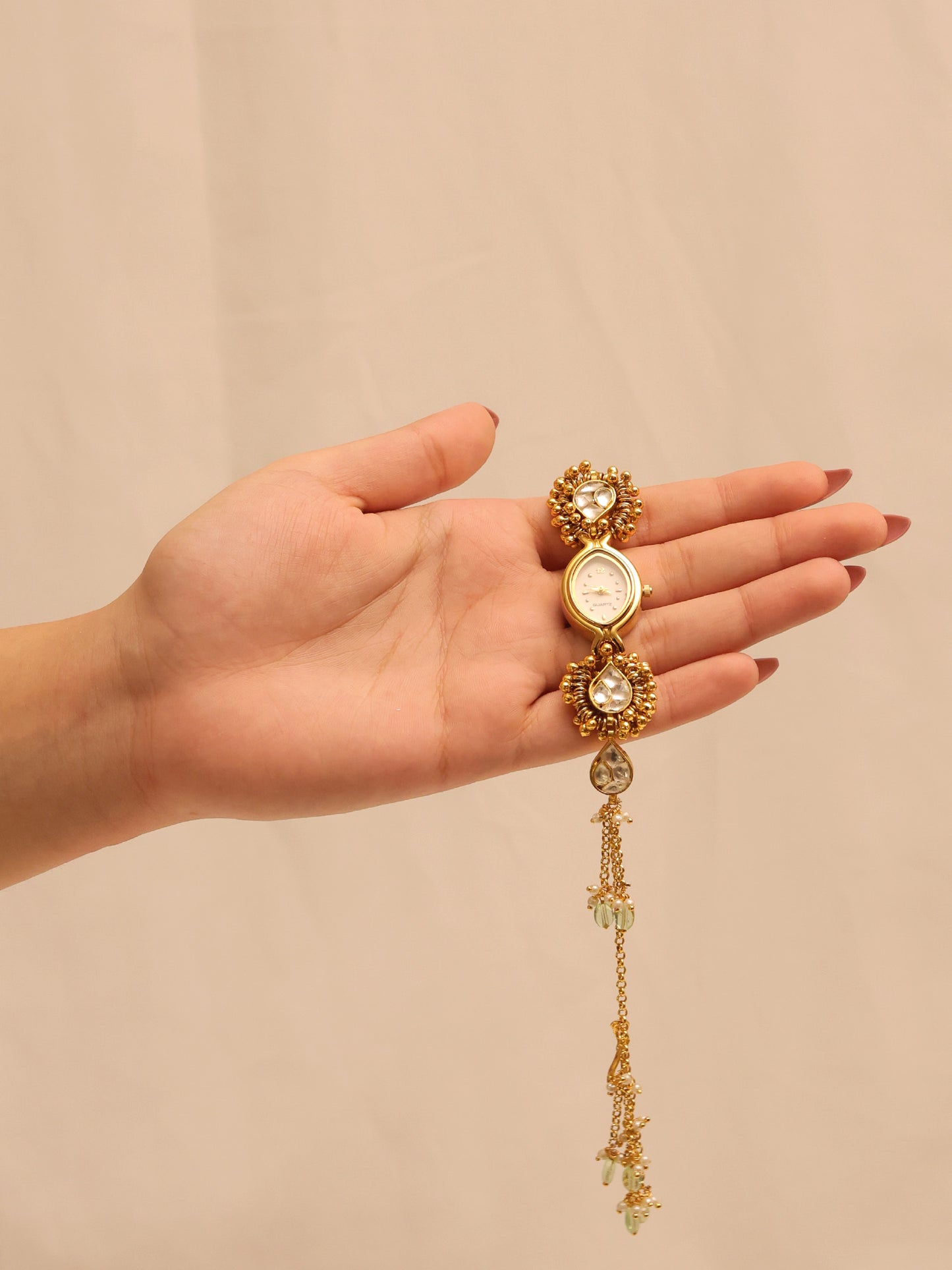 Dhervi's Paachi Kundan Watch