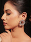 Monika Light Green American Diamond Silver Plated Tops